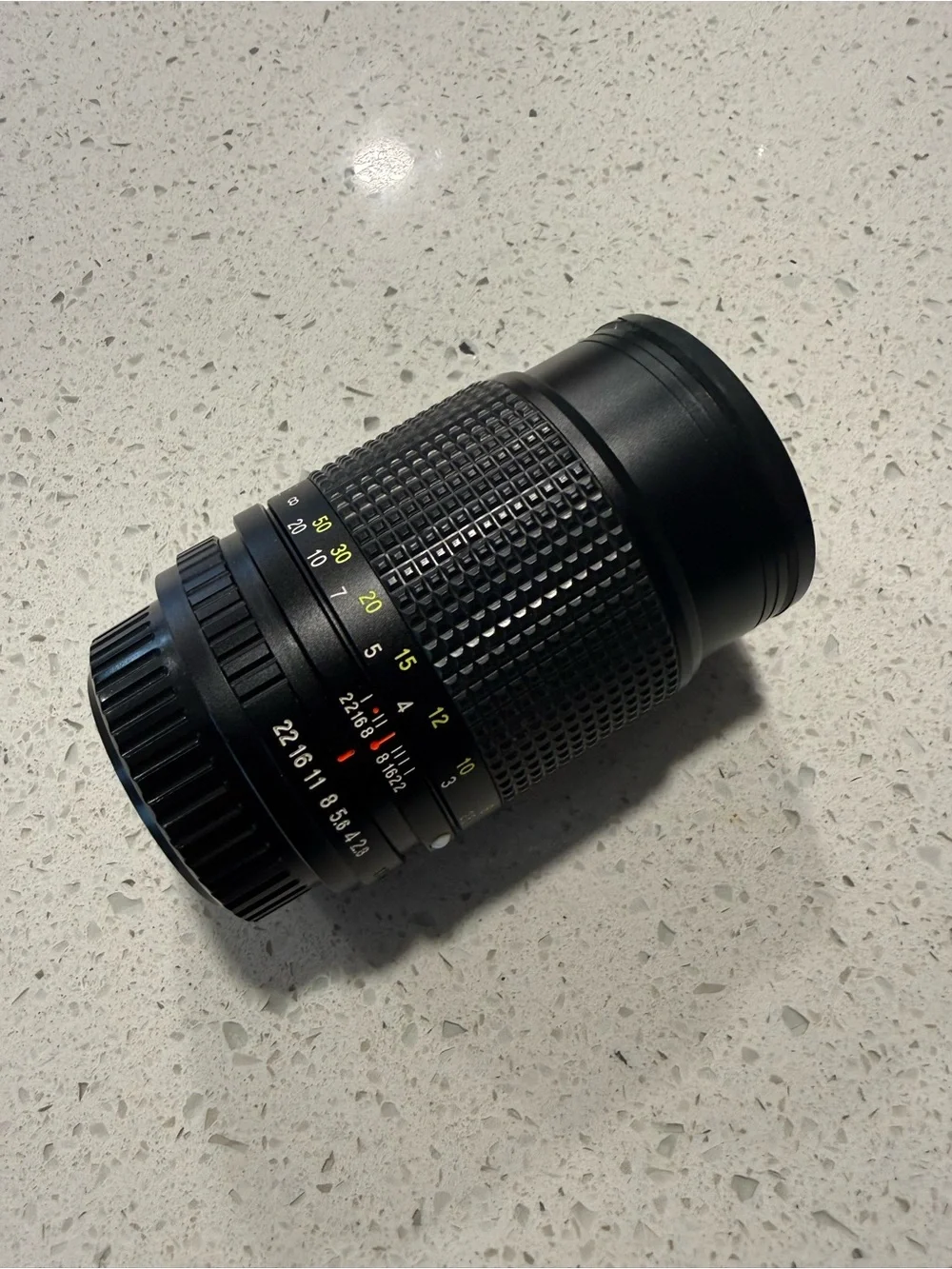 RICOH Telephoto Camera Lens 135mm XR Rikenon 1:28 with Case